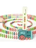 Domino Train Toy Kids Games: Automatic Dominoes Building Set Rally - Toys for 3 Year Old Boys 1