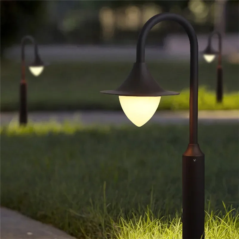 RONIN Contemporary Outdoor Lawn Lamp LED Electric Waterproof Villa Garden Courtyard District Residential Quarters Lawn Lamp ﻿