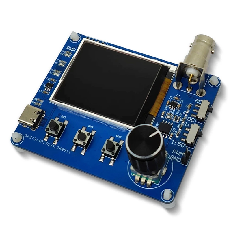 Mini Simple Oscilloscope With 1.8 Inch TFT Color Display Waveform Measurement Frequency Meter Square Wave Output digital oscilloscope color screen oscilloscope