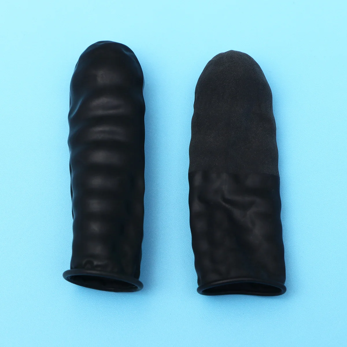 

1000pcs Finger Cots Latex First Aid Finger Cots Anti- Static Fingertip Cover Finger for Factory Store Company ( Black ）