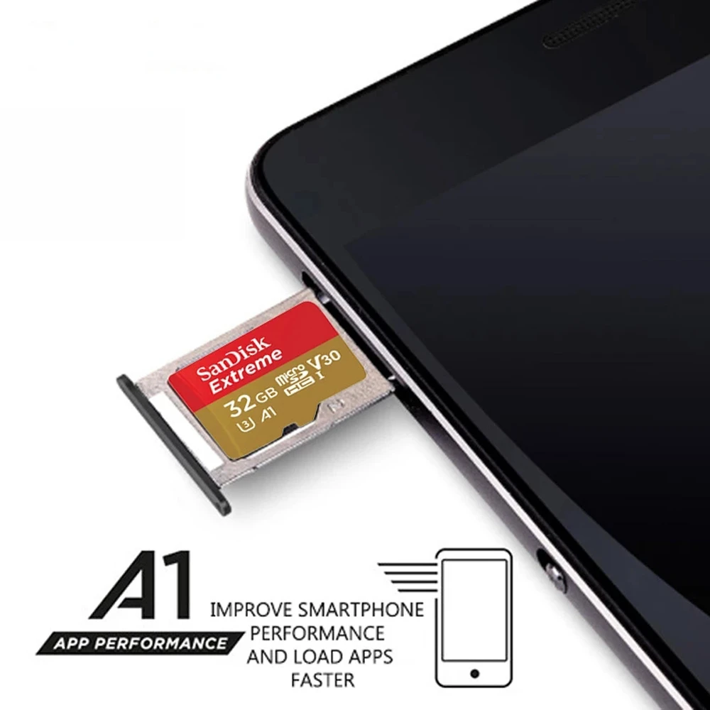 SanDisk SD ޸  ī ƽ , ޸ A1, 32 GB, A2, 128GB, 256GB, 512 GB, 1TB, ͽƮ  ũ 64 GB, Ŭ 10, U 3 ī