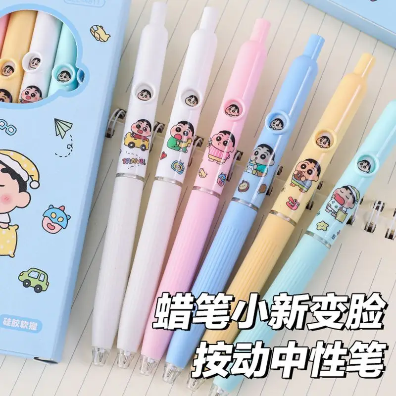 Penna gel retrattile a sfera nera con personaggio di Crayon Shin-chan - immagine 6