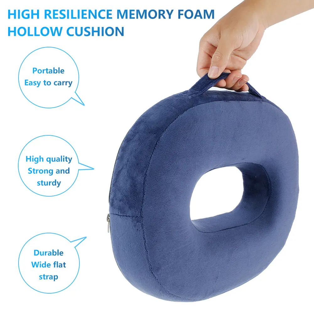 Seat Cushion Comfortable Sitting Slow Rebound Pressure Relief Hip Fit  Postpartum Pregnancy Donut Chair Cushions Home Supplies - AliExpress