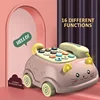 Baby Educational Learning Toys 0 12 months Montessori Lights Musical Piano Mobile Phone Girl Kids Child Telephone Story Machine 6