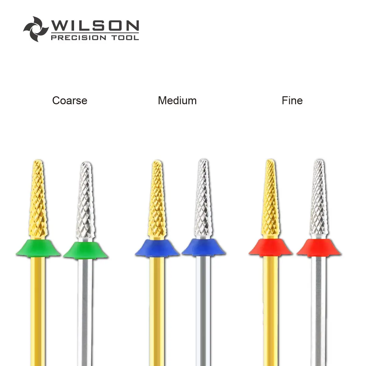 WILSON Small Cone Bits-Tools/Nails/Manicure/Nail Accessories/Drill Bits