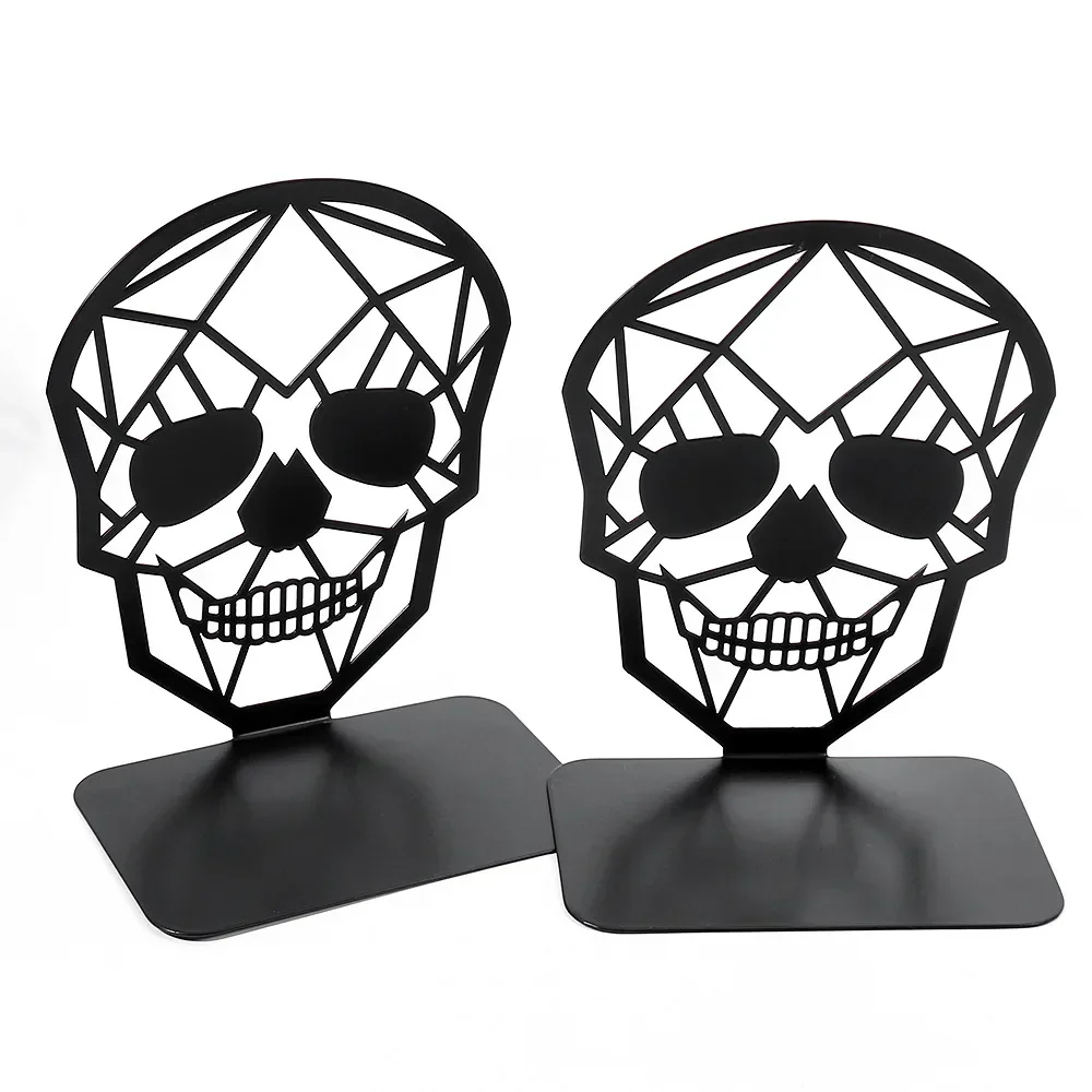 Metal Bookends Book Organizer Book Holder Book Stand Book Terminal for Home Desk Storage Office Supplies
