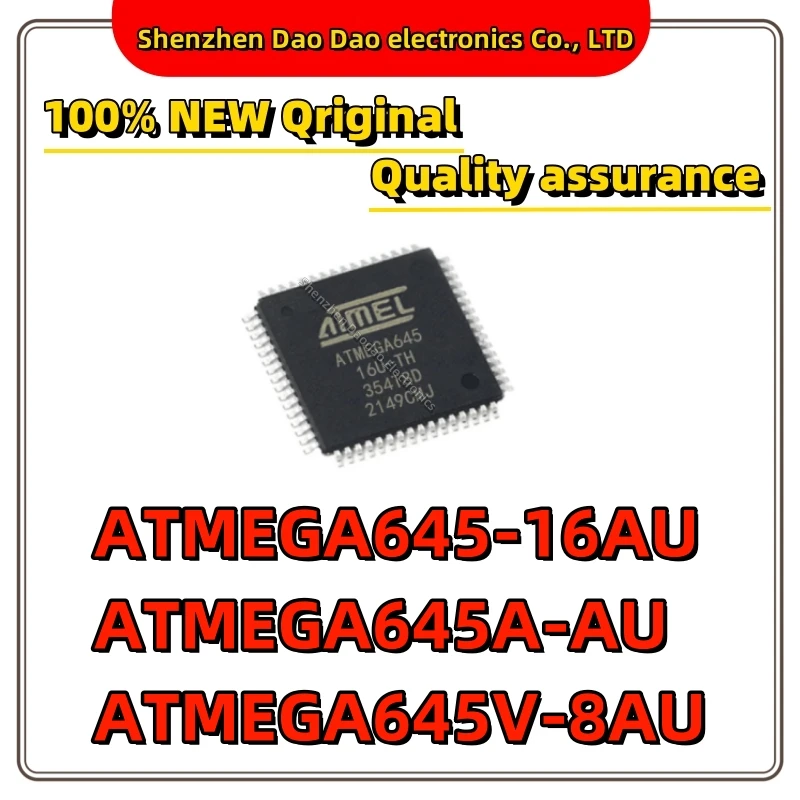 ATMEGA645-16AU ATMEGA645A-AU ATMEGA645V-8AU atmega645-16au atmega645a-au atmega645v-8au IC Chip 64-TQFP Microcontroller chip