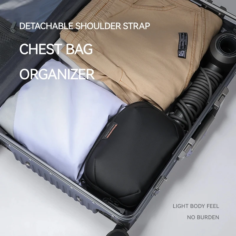 Portable Crossbody Bag with Reasonable Storage Space for Men