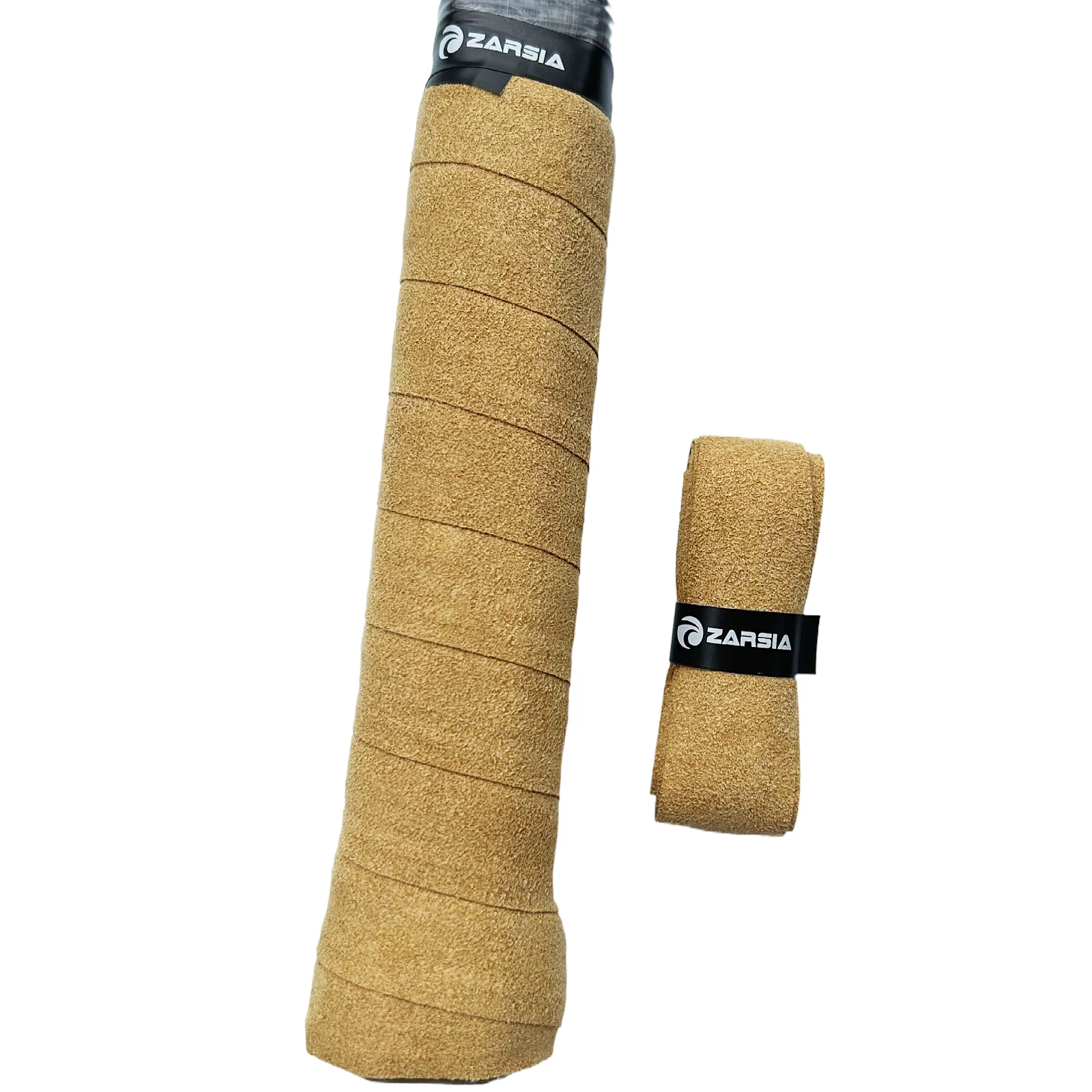 ZARSIA Abra Imitation leather Sweatband Tennis Racket Grip Thick Black Leather Handle Grip for Tennis Racket 4pcs
