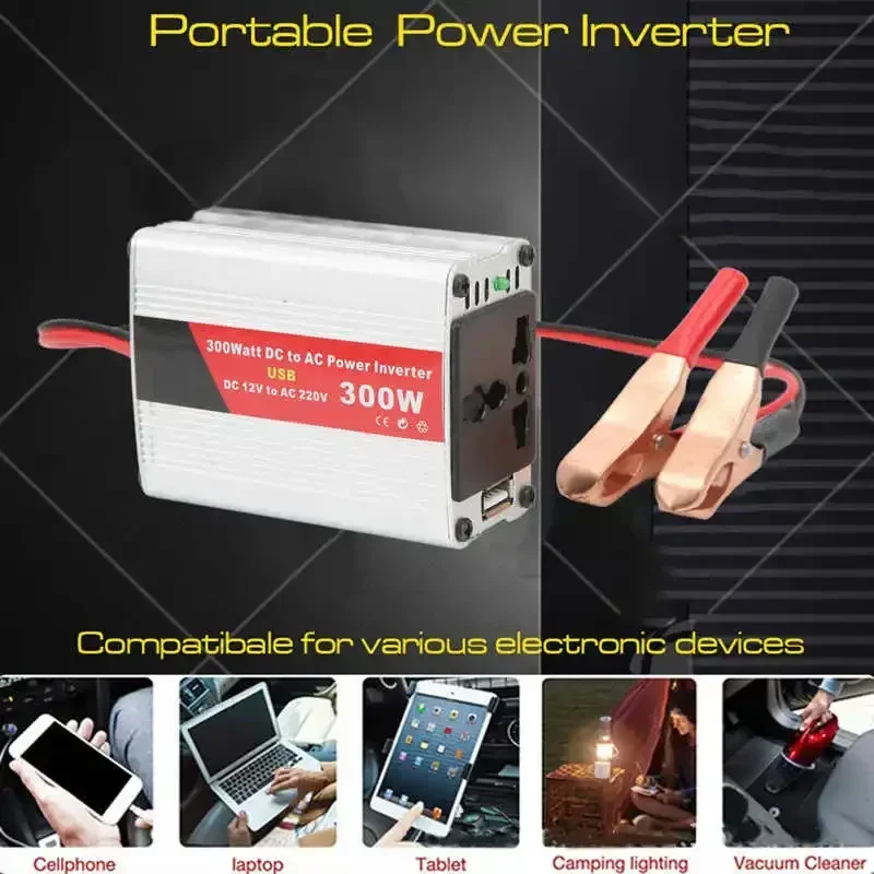 Portable Solar Power Kit 12V to 220V Inverter 30A 12V 24V Solar Charge Controller 18W 18V Panel