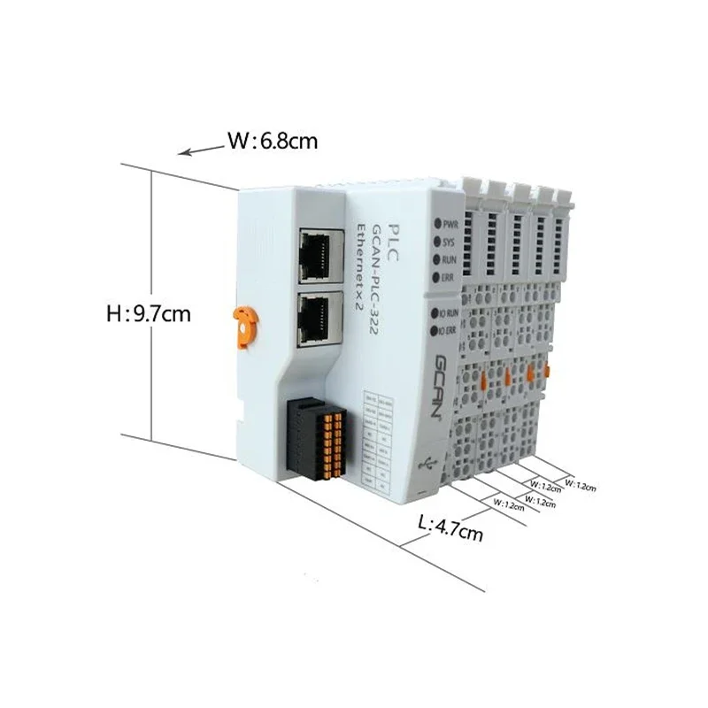 PLC Industrial Codesys / OpenPCS Automation Programmable Logic Controller For Analog Closed-Loop Control Systems
