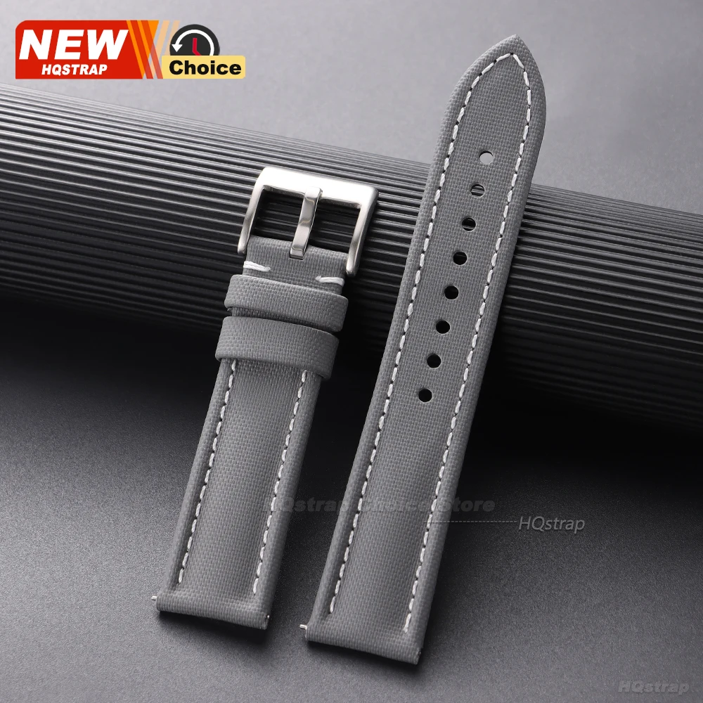 Versatile Canvas Nylon Quick Release Watch Band - Universal Fit