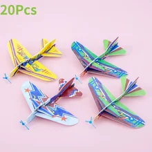 

12/20Pcs DIY Hand Throw Aircraft Flying Glider Toy Planes Airplane Made Of Foam Plast Party Bag Fillers Children Kids Toys Game