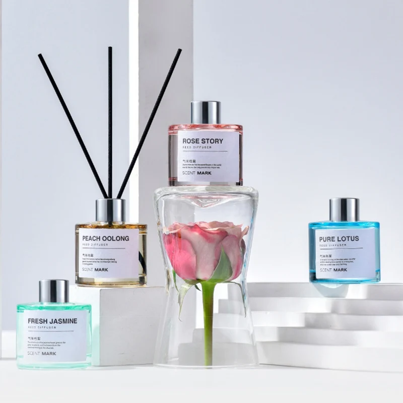 Reed Diffuser Set With Essential Oils For Home & Hotel Fragrance_voghion.com