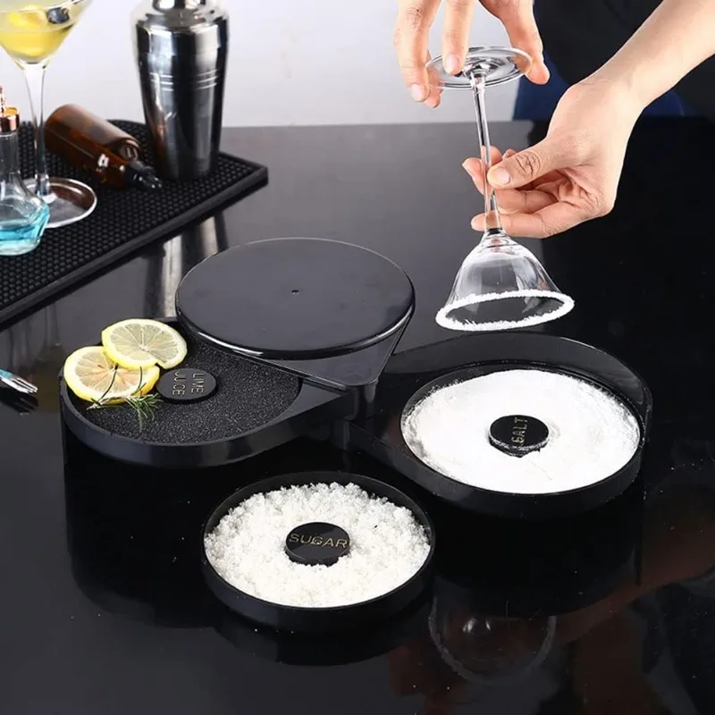 All-In-One Margarita Salt Rimmer Set For Cocktails, Salt And - 5