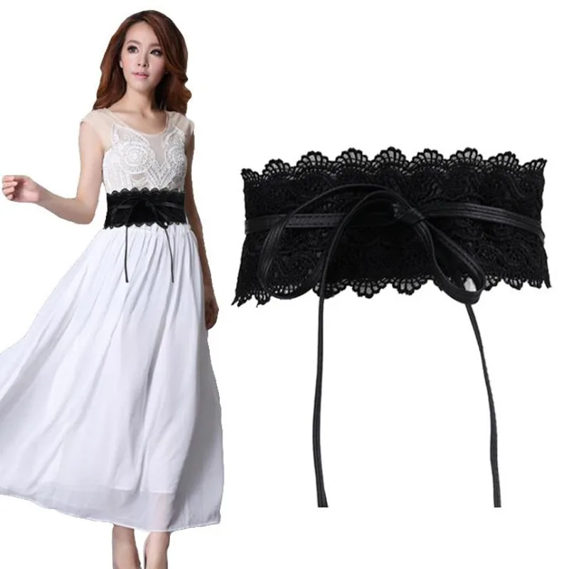

2023 New Luxury Brand Designer Belt Elastic Lace Jeans Belt Female Wedding Dress Waistband Black Belts For Women Dress Belt