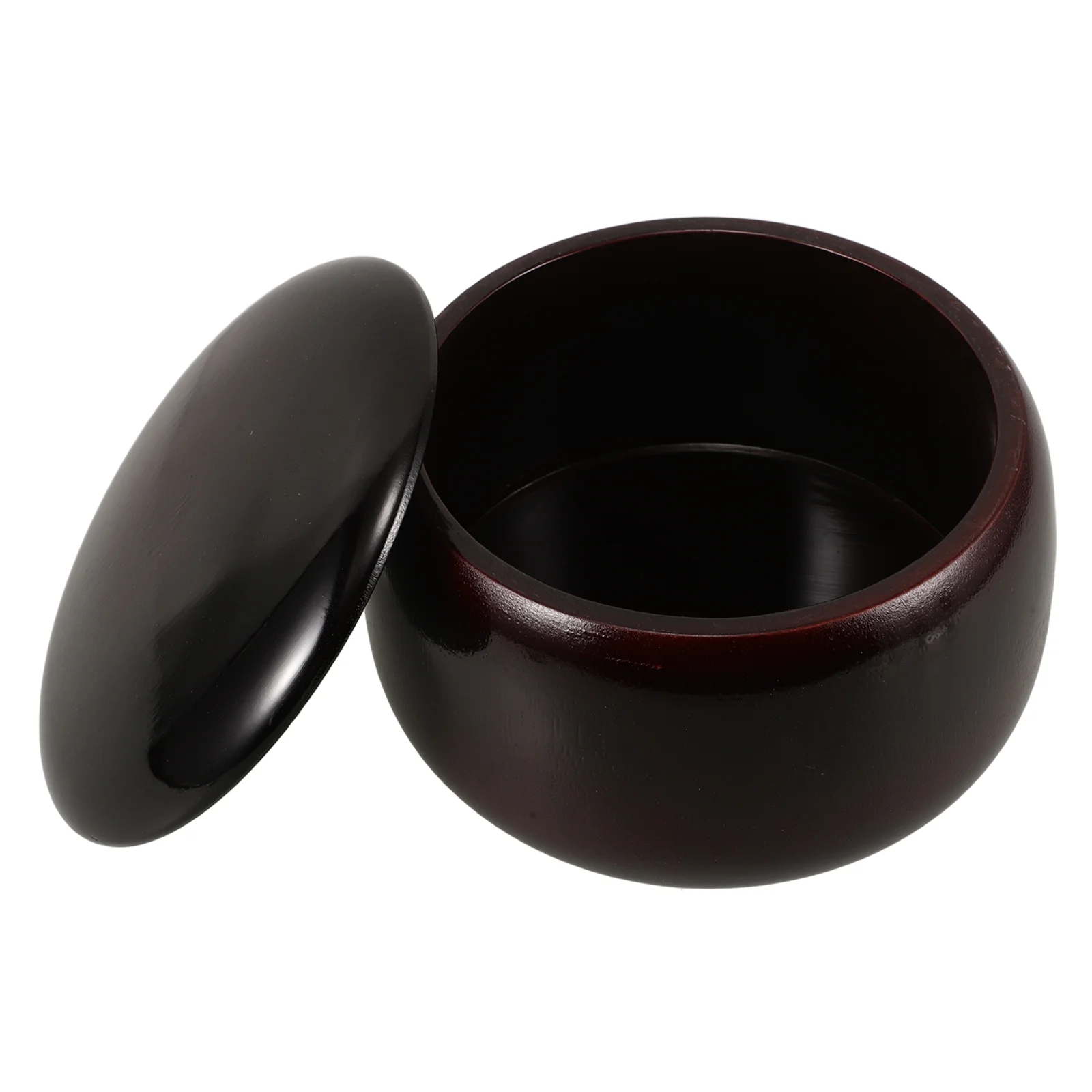 Spacious Capacity Go Chess Container Elegant Bamboo Chess Pieces Holder Board Game Storage Bowls Chinese Storage Container