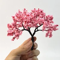 Scene model tree peach tree cherry tree micro-landscape garden rockery landscaping sand table DIY manual model material 1