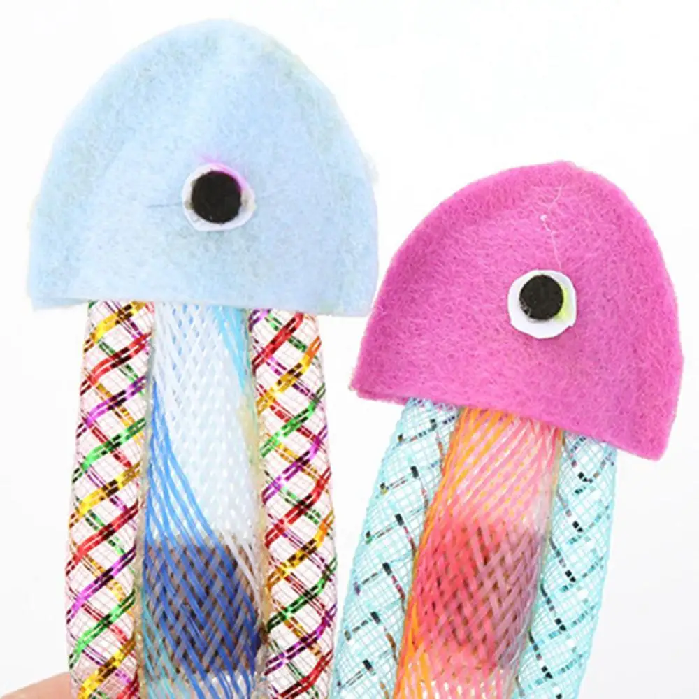 Title 6, Cat Chewing Toys Cloth Silvervine Fish Shape Ki...