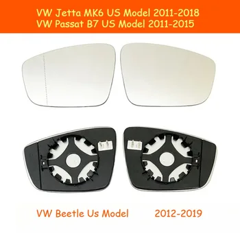 Side Mirror Glass For VW Jetta MK6 2011-2018 Passat B7 2011-2015 Beetle 2012-2019 US Model With Heating Rearview Mirror Lens 1