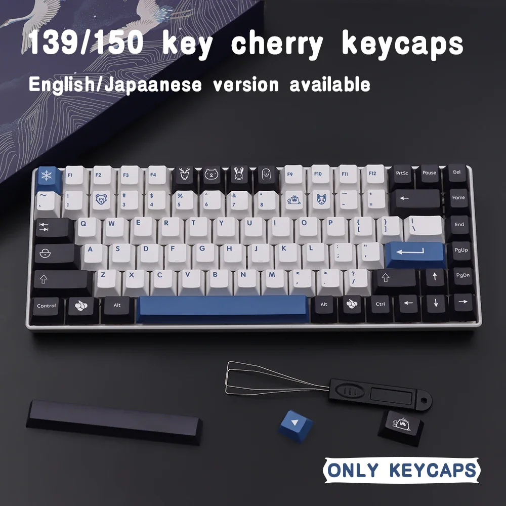 

Arctic keycaps Cherry Profile 139keys PBT sublimation fit 61/68/71/84/87/100mechanical keyboard