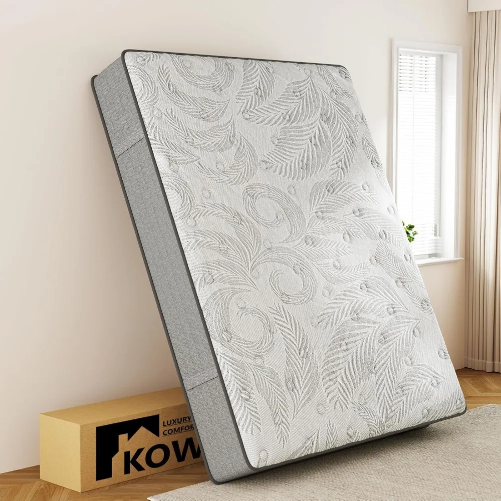 12''Memory Foam Hybrid Mattress Twin XL Size in A Box with Motion Isolation, Strong Edge Support, Pressure Relief, Mattresses 6