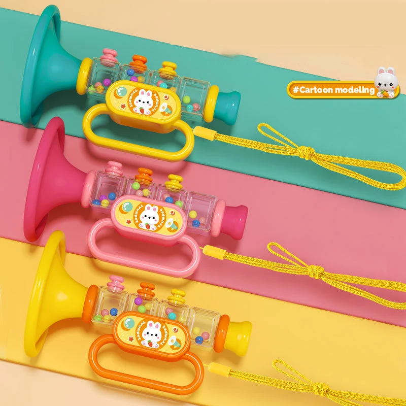 Baby Educational Fun Trumpet Toy Children's Whistle Musical Instrument Exercise Speech Development Toy Birthday Gift 5