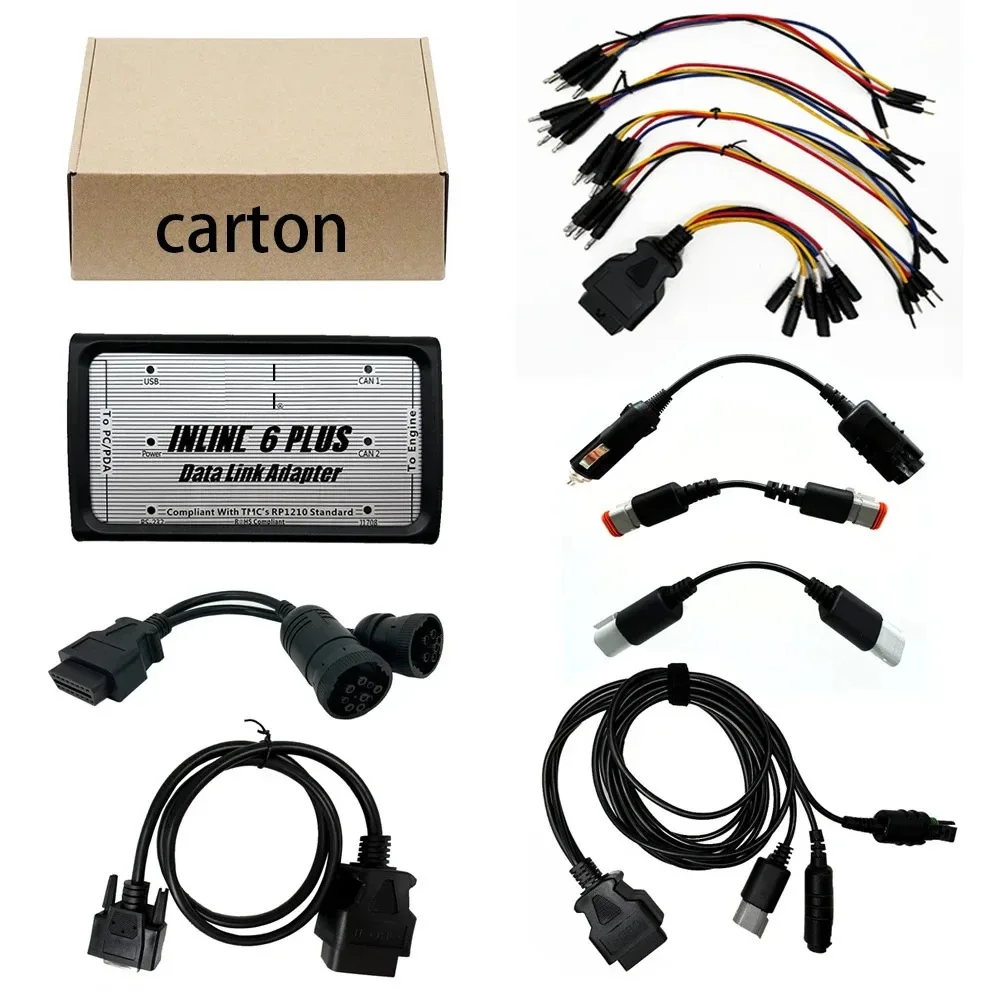 Per Cummins INLINE 6 Plus V8.9 Dati resistenti per INLINE6 Diagnostics automatico Strumento diagnostico completo per camion pesanti INLINE - Image 5