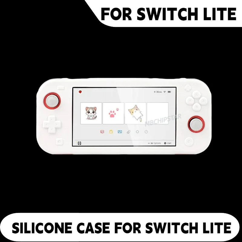 Silicone Protective Skin Cover for Switch Lite - Enhanced Grip and Durability