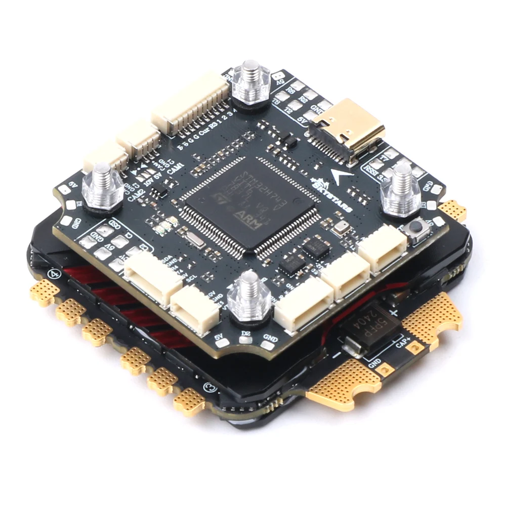 Installation du contrôleur de vol SKYSTARS H7 HD DualGyro H743 et ESC KM80 4in1 pour FPV