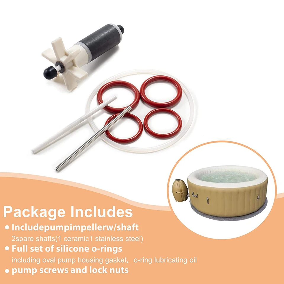 CCYKXA Lot De 6 Joints Toriques En Caoutchouc Pour Pompe Piscine Intex