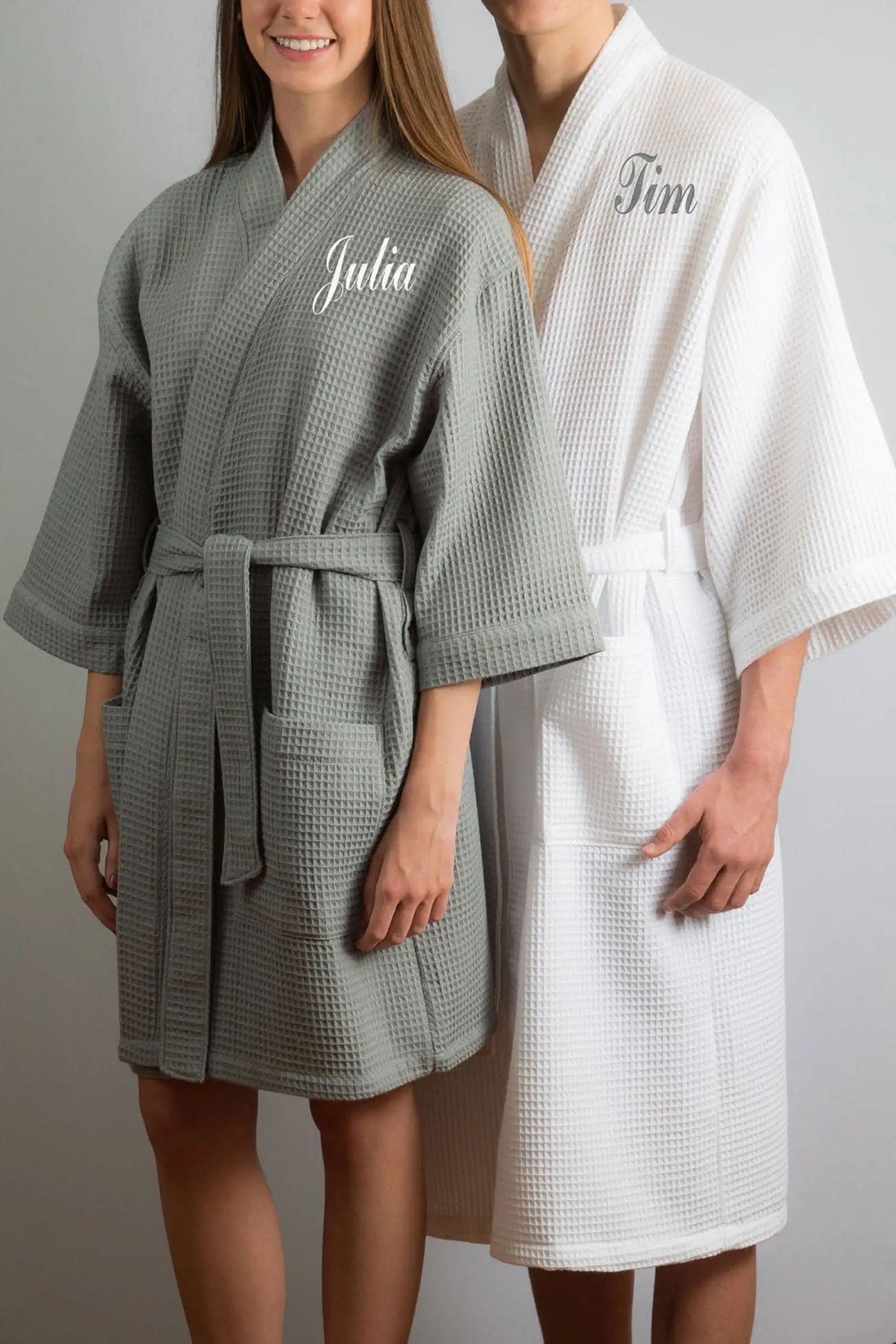 Personalized Honeymoon Robes Couples Spa Robes Wedding Couples Gift Bride and Groom Gift Mr and Mrs Anniversary