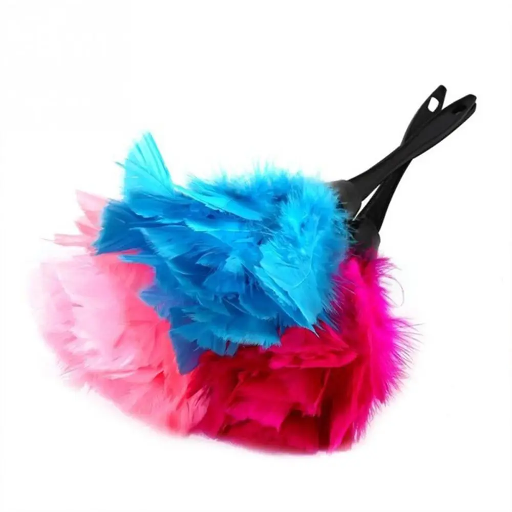 Cleaning Duster Feather Duster Microfiber Duster Brush Microfiber Dust Brush Turkey Feather Duster Anti-static Cleaning Dust Car Dashboard Microfiber Duster Fur Brush Home Air-condition Furniture Cleaner
