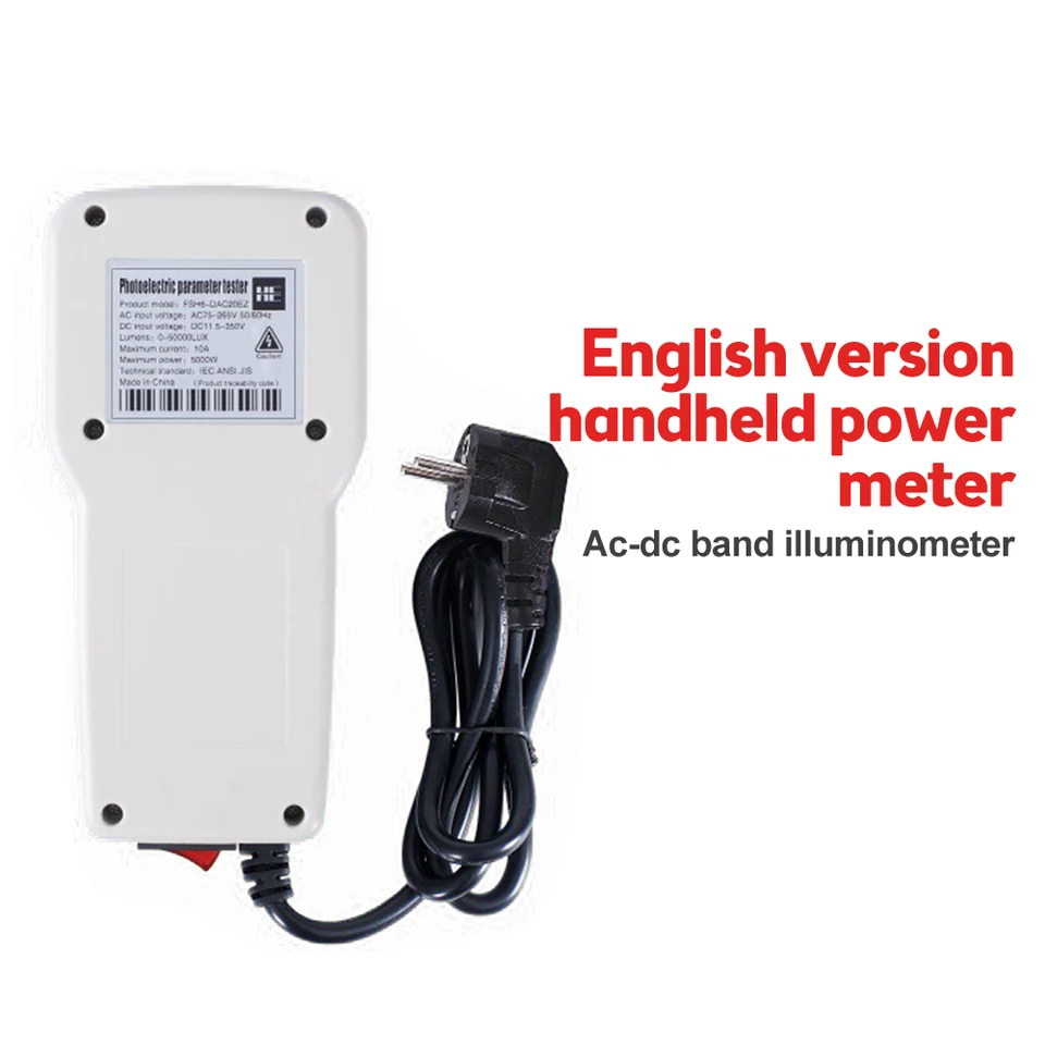 Portable Handheld Power Meter Voltage Analyzer