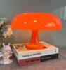 Classic Mushroom Table Lamp Modern Bauhaus Art Table Lamp Bedroom Bedside Lamp Danish Designer Orange Decorative Table Lamp 6