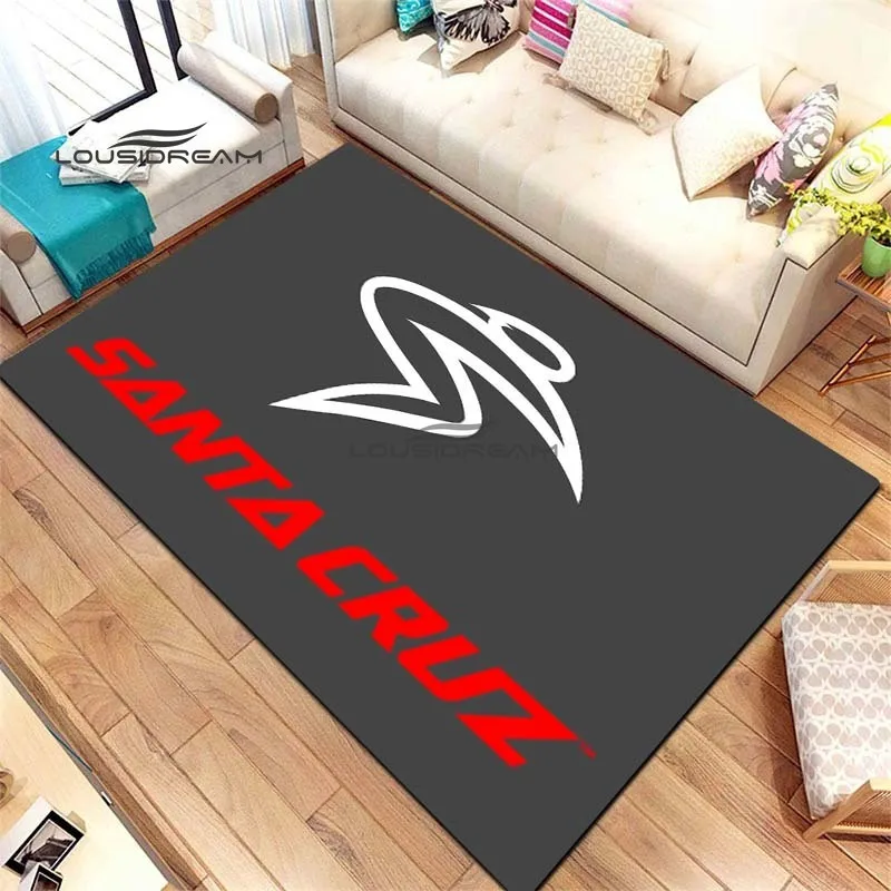Santa Cruz Carpet and Rug Mountain Bike Bedroom Decor Floor Mat Living Room Bedroom Decorate Large Area Soft Rug 3