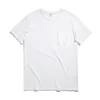 Saucezhan Tops & Tees Men's T-shirt Thick Shirts for Men Solid Color Double-woven fabric Short Sleeve Anti-deformation 340g 5