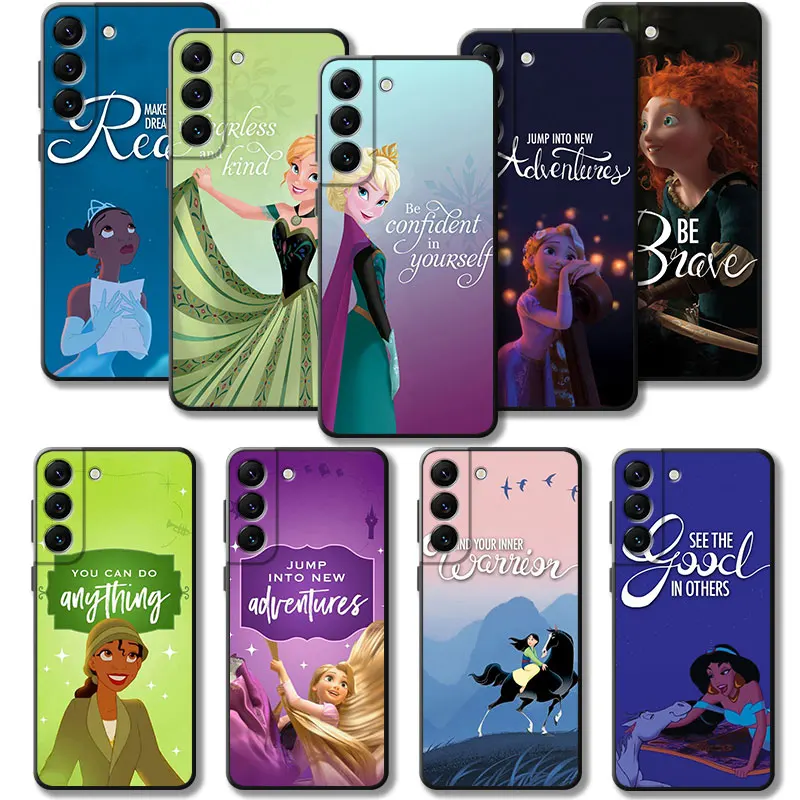 Custodia Per Samsung Galaxy S24 S23 S22 S21 S20 Fe Ultra S10 Plus Note 20Ultra 10 Plus Disney Rapunzel Suzhou Princess Movie