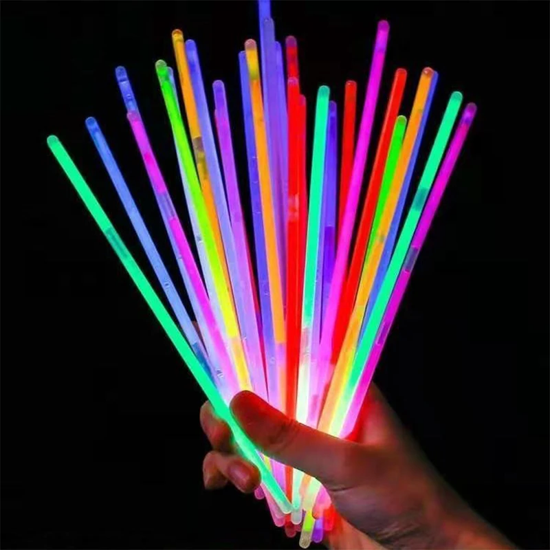 3/5pcs Large Glow Sticks 30cm Fluorescence Light Glow In The Dark Neon  Luminous Stick Wedding Birthday Party Concert Props Decor