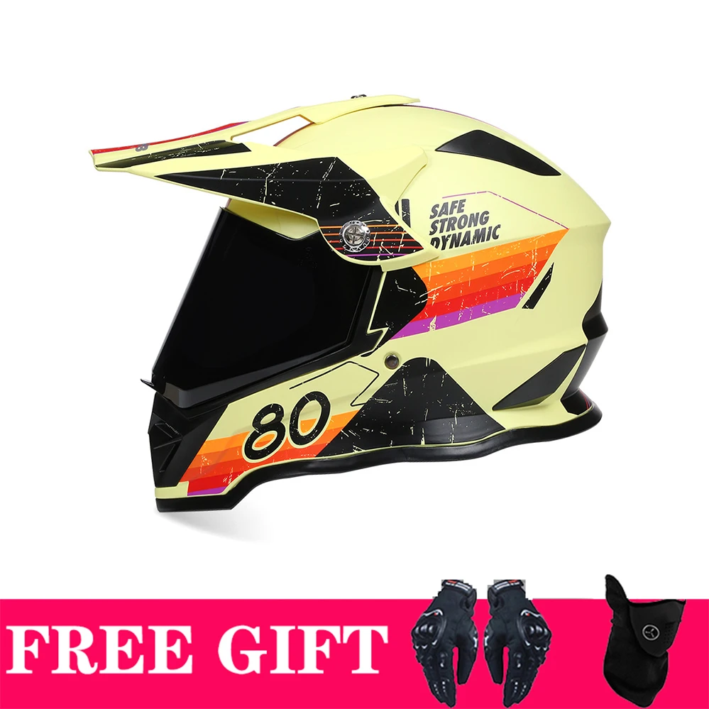 

Full Face Off-Road Racing Bike Men Women Motorcycle Helmets ECE DOT Approved Downhill ATV AM DH Cross Capacetes Motocross Casco