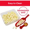 13 Wheeled Popcorn Cart with Non-Stick Stainless Steel  Popcorn Kettle, Storage Shelf, and spoon 2