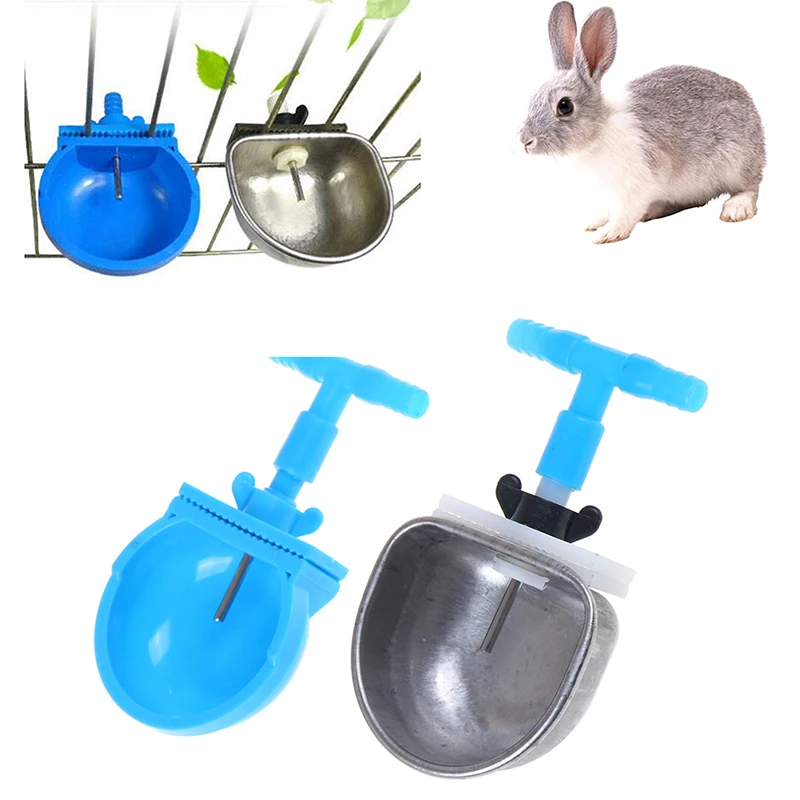 Water Bowl Rabbit Feeders And Waterers Automatic Rabbit Drinkers