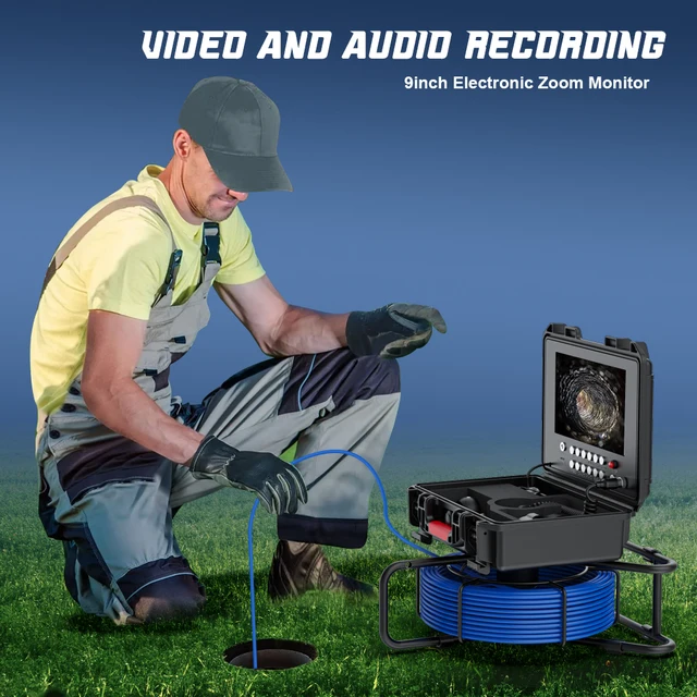 하수관 검사 카메라와 512HZ 로케이터로 정확하고 신속한 검사 가능