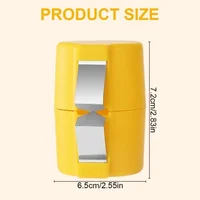 Séparateur d'œufs créatif en plastique antiadhésif, disjoncteur d'œufs à main multifonctionnel pratique, aide à la cuisson, Gadget de cuisine 1 pièce 5