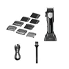 KM-5083 Professional Hair Beard Trimmer Grooming Kit Barber Haircut Shaving Electric Razor Shaver for Men 6