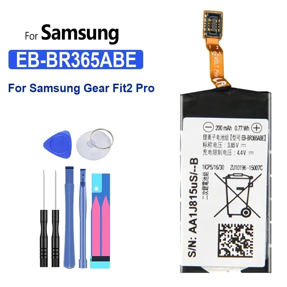 Eb-br360abe Eb-br365abe 200mah Battery For Samsung Gear Fit2 Fit 2 R360  Fit2 Pro Fitness Sm-r365 R365 Gear Fit 2 Pro Watch - Mobile Phone Batteries  - AliExpress