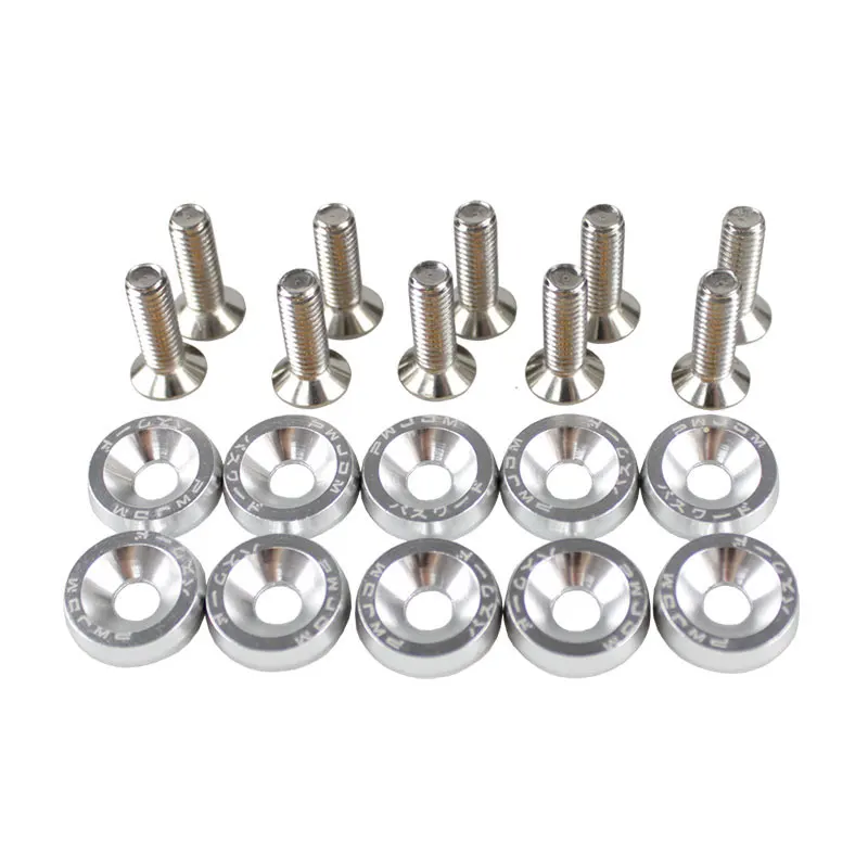 Auto Accessories Washer License Plate Bolts 10PCS