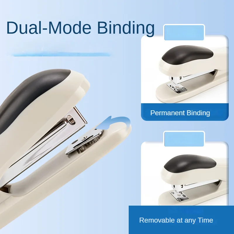 M&G Portable Staplers Durable Mini Stapler Binding Supplies for Students Children Bind Office Organization Black Gray 1 Piece