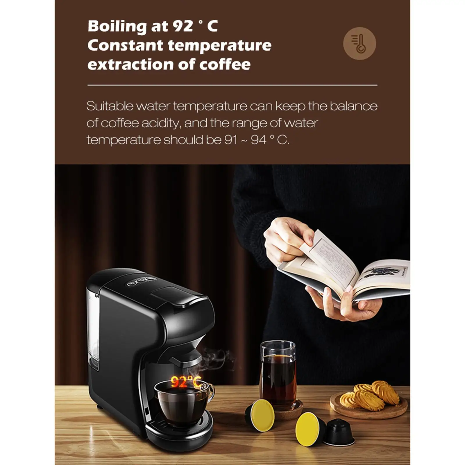 Portable Single Coffee Maker Expresso Coffee Maker Combos Mini for Small  Frother Travel Household - AliExpress