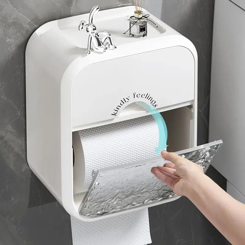 Tissue Box Texture Appearance Toilet Wall Mounted